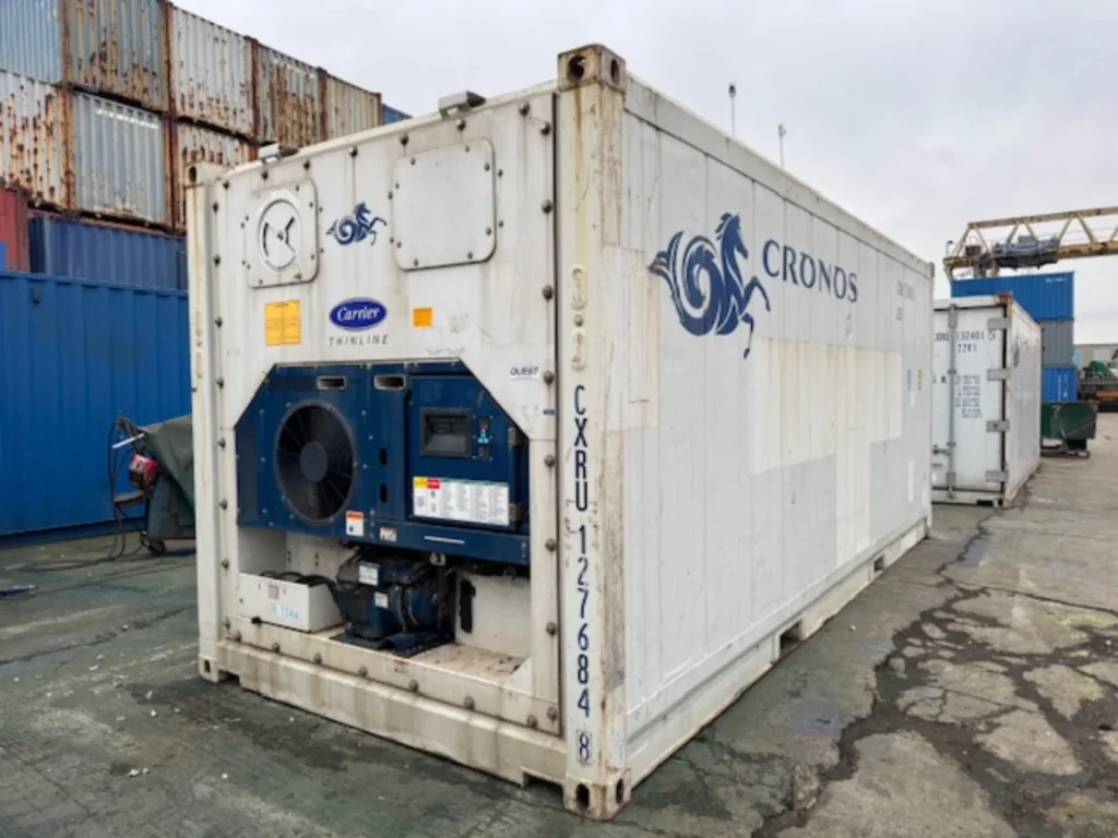 20ft used marine refrigerated container with Carrier cooling unit