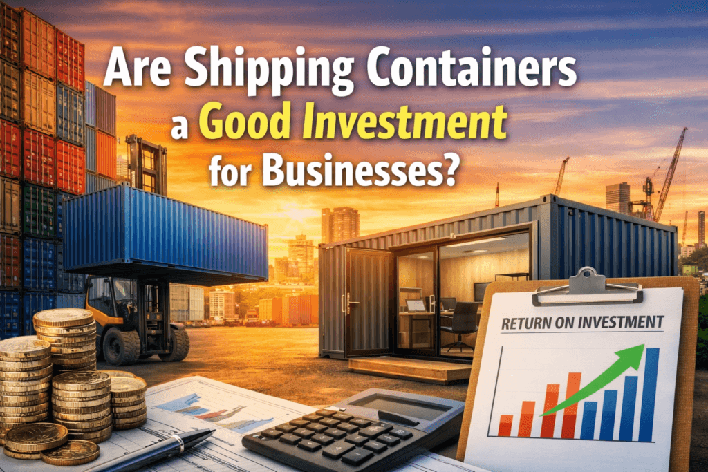 Shipping containers as investment opportunity.