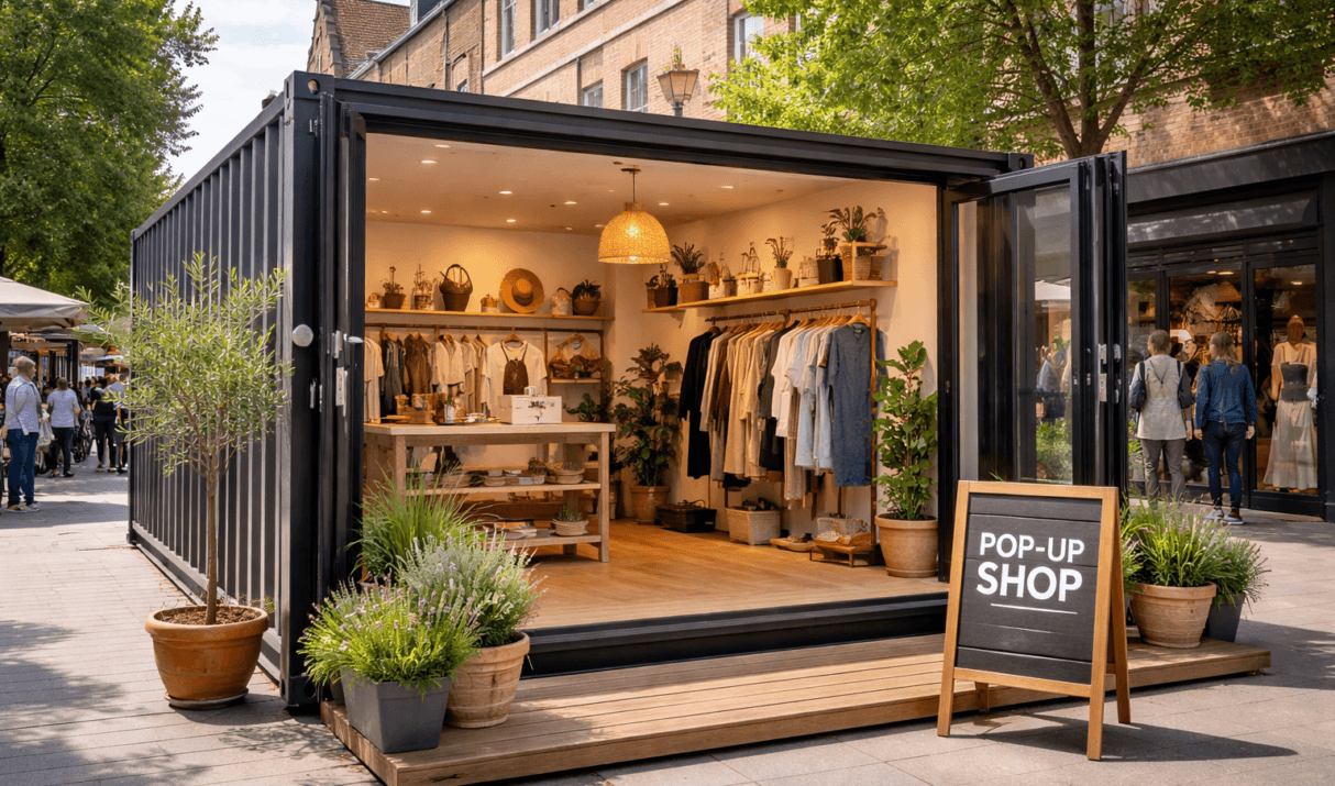 Shipping Containers for Retail & Pop-Up Shops (UK Guide)