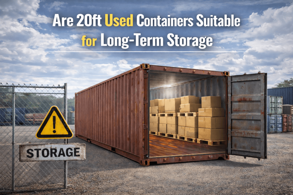 Are 20ft Used Containers Suitable for Long-Term Storage