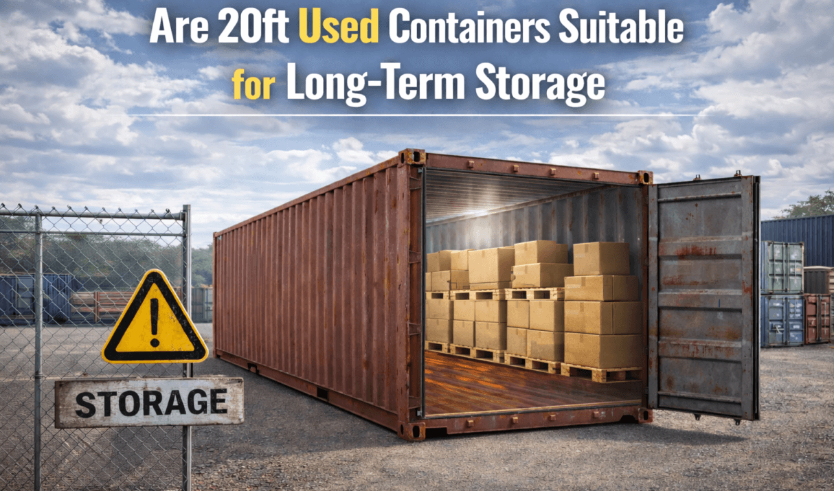 Are 20ft Used Containers Suitable for Long-Term Storage