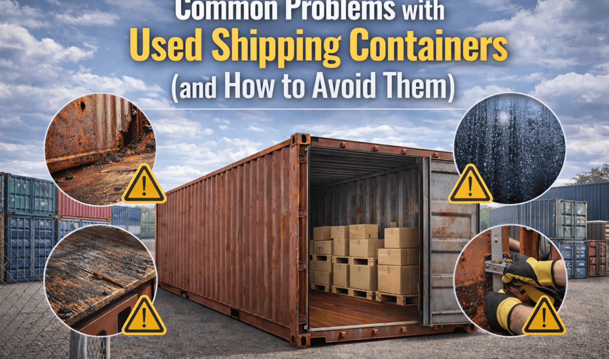 Common Problems with Used Shipping Containers (and How to Avoid Them)