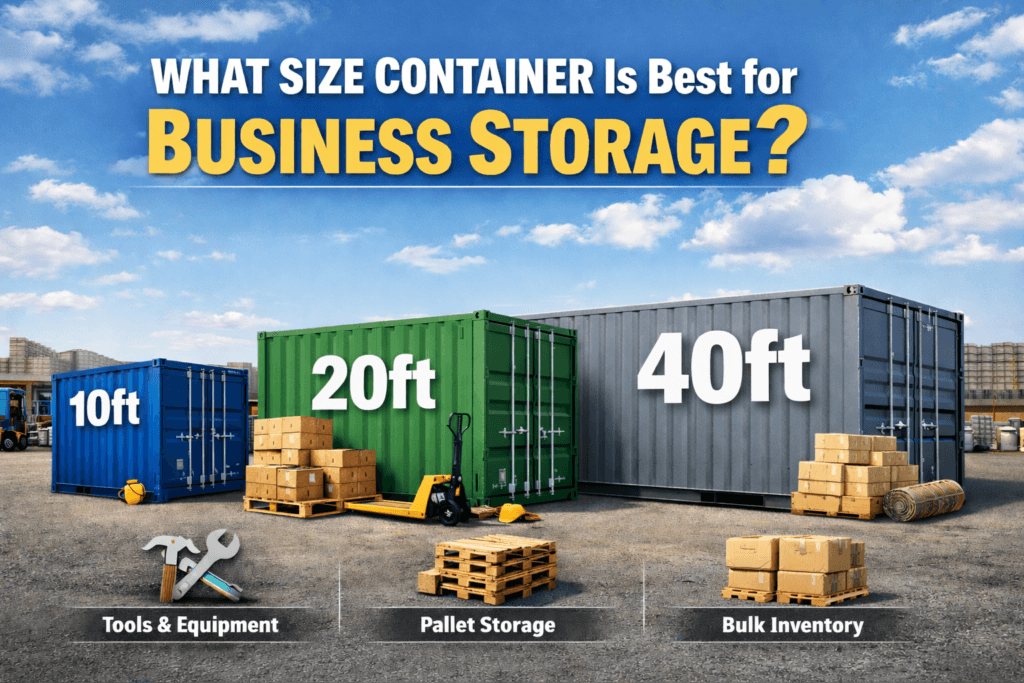 10ft 20ft or 40ft, which is the best container for your business