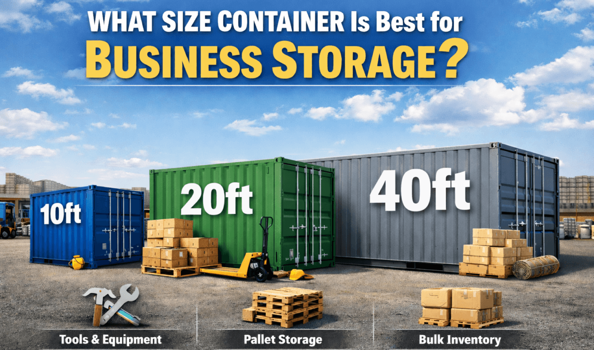 What Size Container Is Best for Business Storage? (UK Guide)