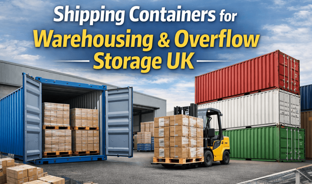 Shipping Containers for Warehousing & Overflow Storage UK
