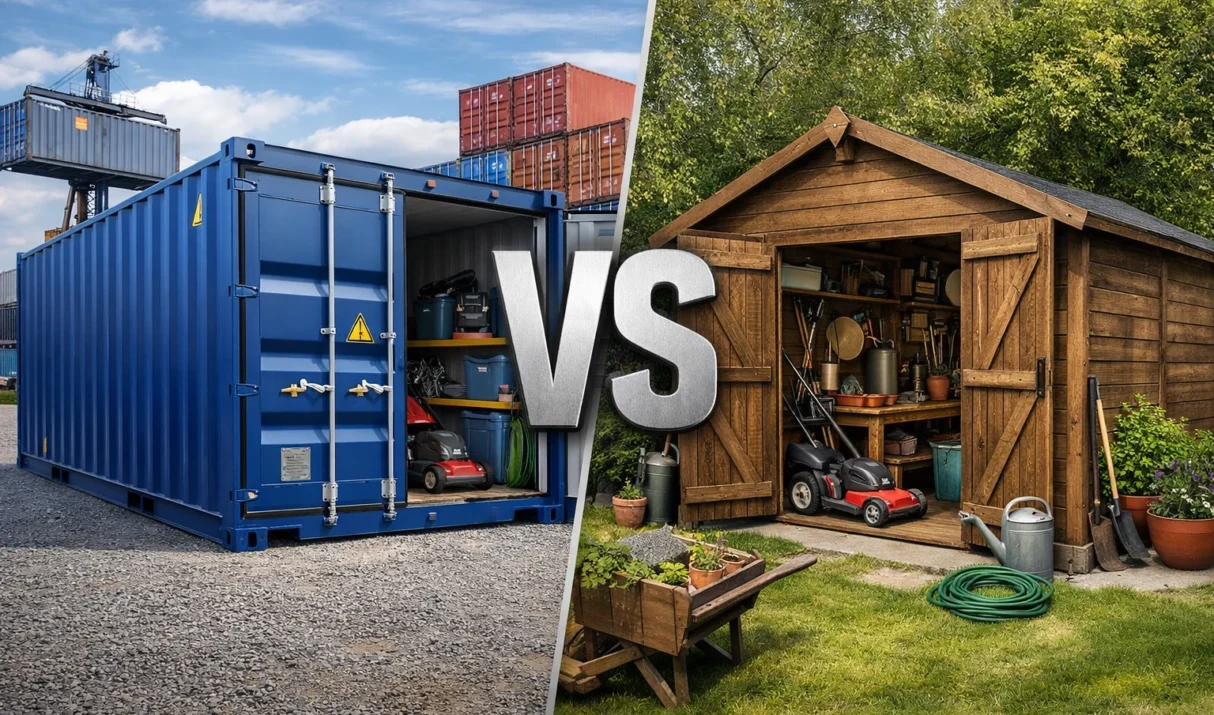 Shipping Containers vs Sheds: Which Is Better for Storage?