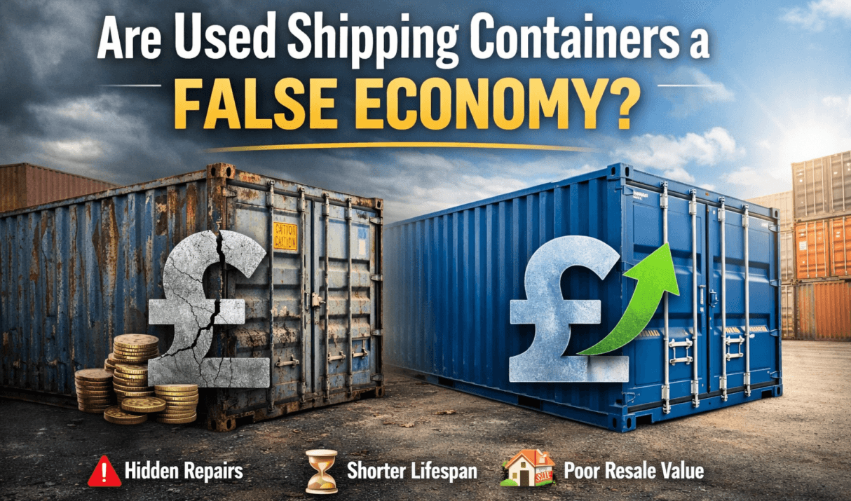 Are Used Shipping Containers a False Economy?
