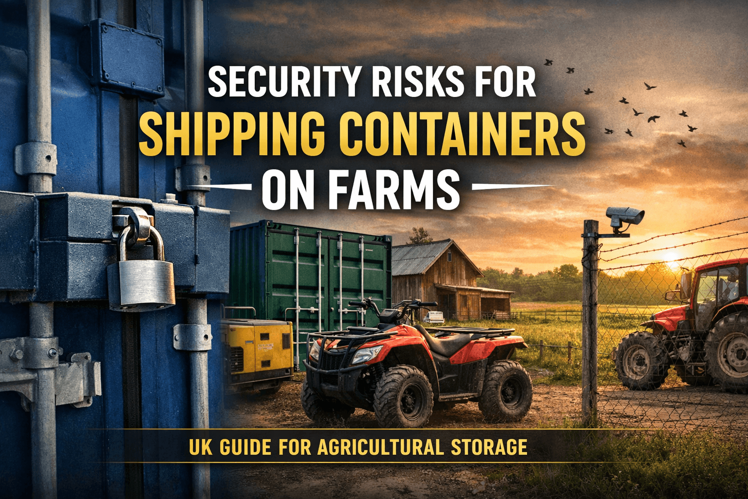 Security Risks for Shipping Containers on Farms