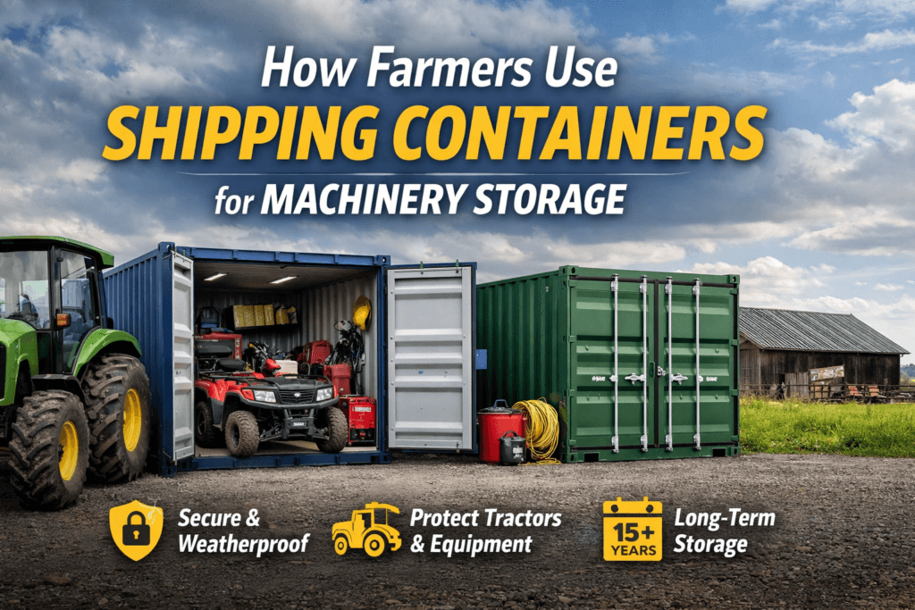 How Farmers Use Shipping Containers for Machinery Storage