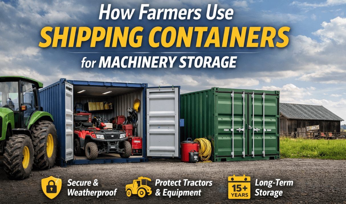 How Farmers Use Shipping Containers For Machinery Storage