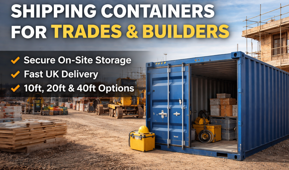 Shipping Containers for Trades and Builders