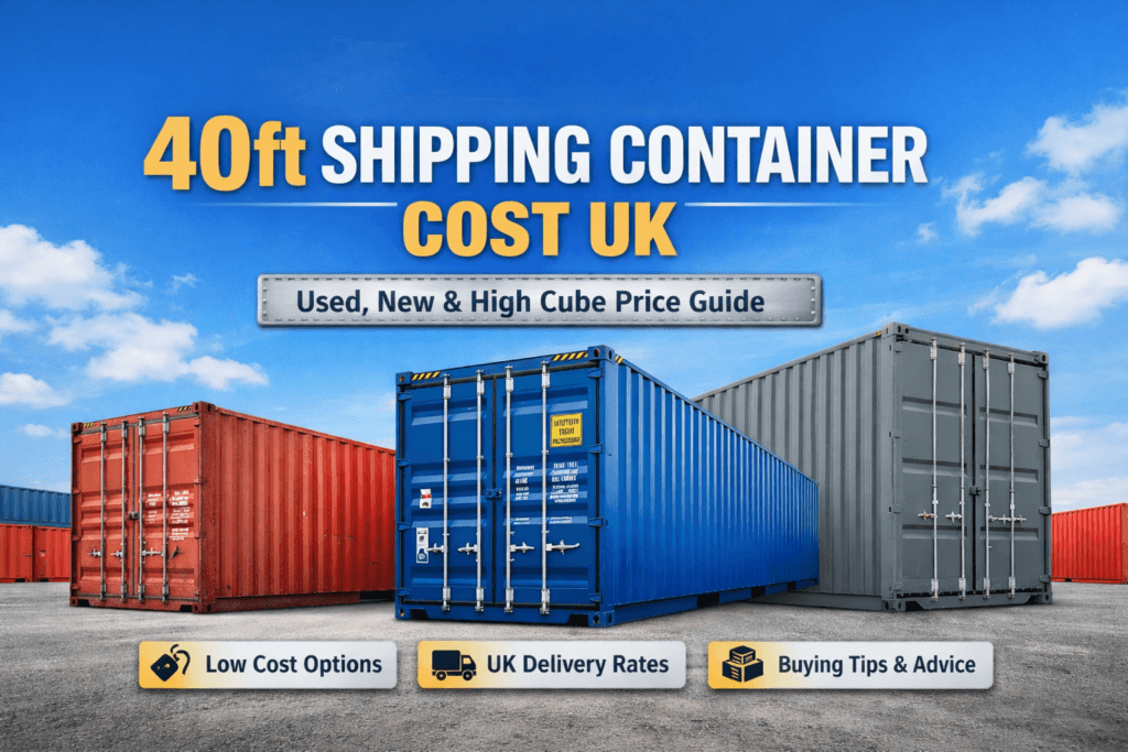 How Much Does a 40ft Shipping Container Cost in the UK?
