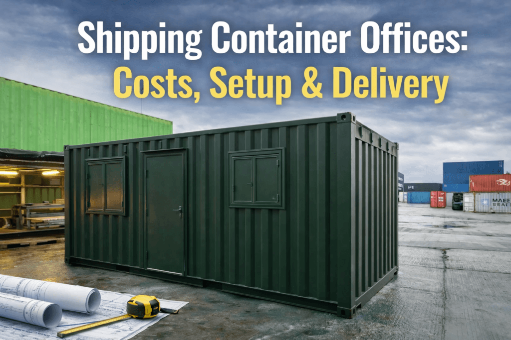 Shipping Container Offices: Costs, Setup and Delivery