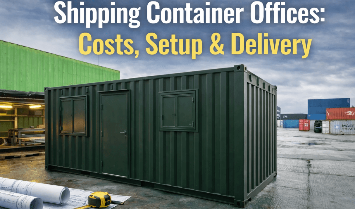 Shipping Container Offices: Costs, Setup and Delivery
