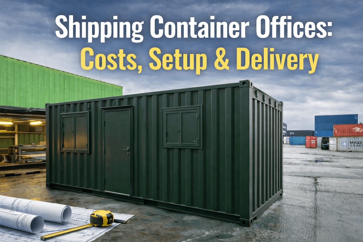 Shipping Container Offices: Costs, Setup and Delivery