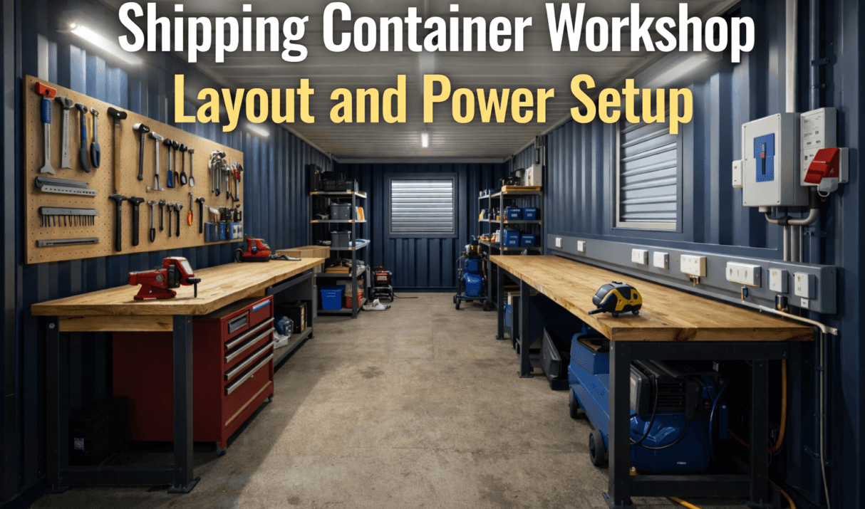 Shipping Container Workshops: Layout and Power Considerations