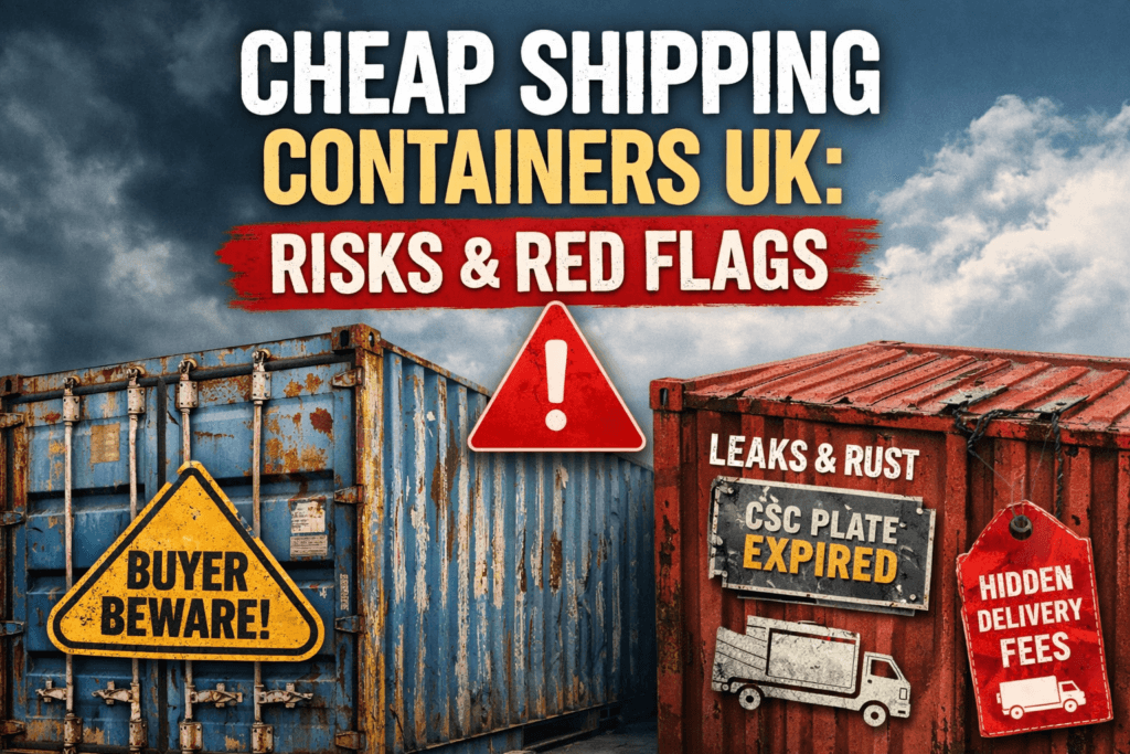 Cheap Shipping Containers UK: Risks and Red Flags