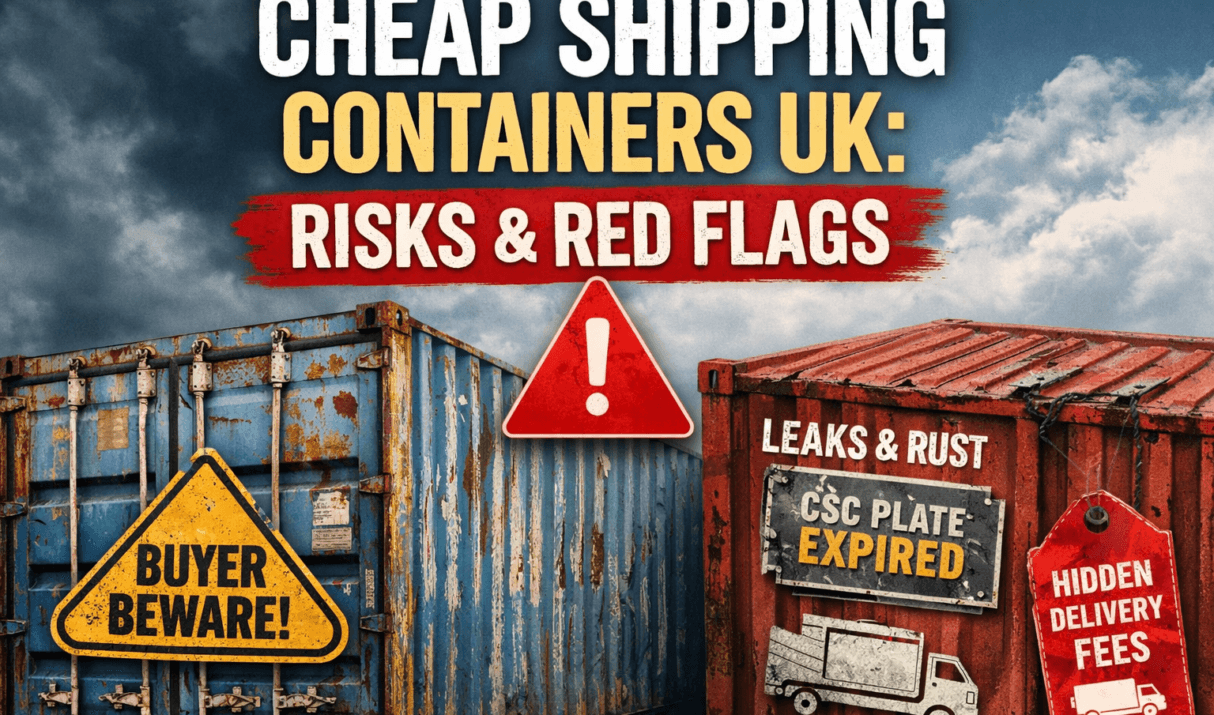 Cheap Shipping Containers UK: Risks and Red Flags