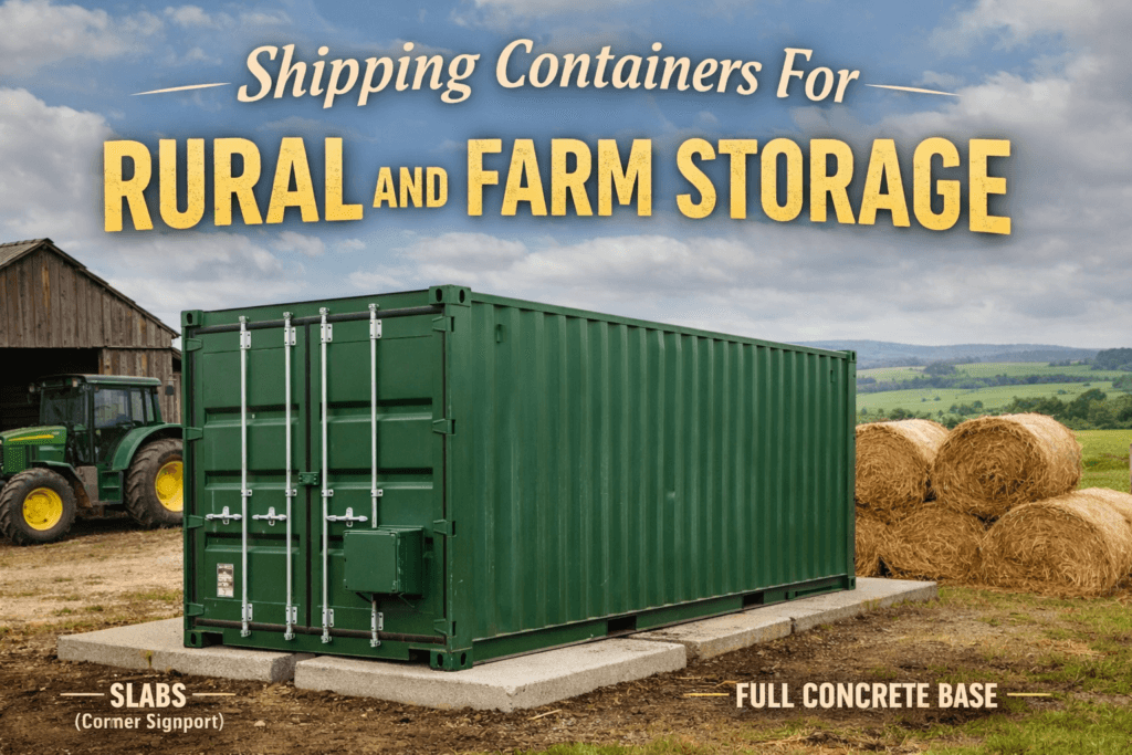 Shipping Containers For Rural And Farm Storage