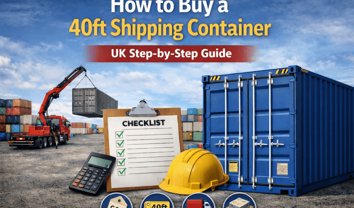 How to Buy a 40ft Shipping Container (Step-by-Step Guide)