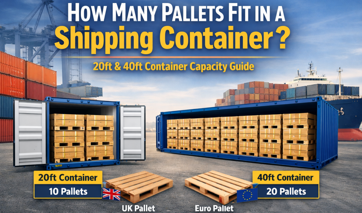 How Many Pallets Fit in a Shipping Container? (20ft & 40ft Guide)