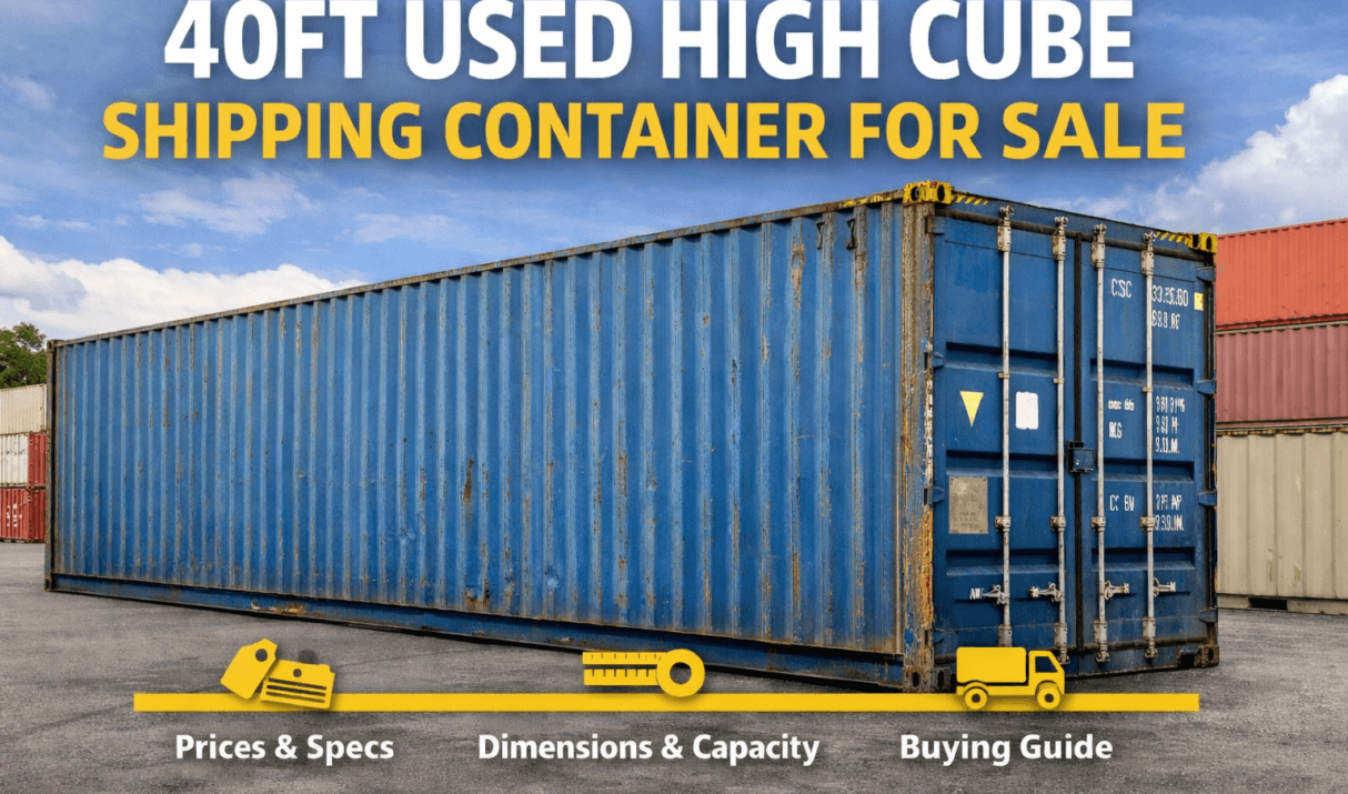 40ft Used High Cube Shipping Container for Sale: Price, Specs & Buying Guide