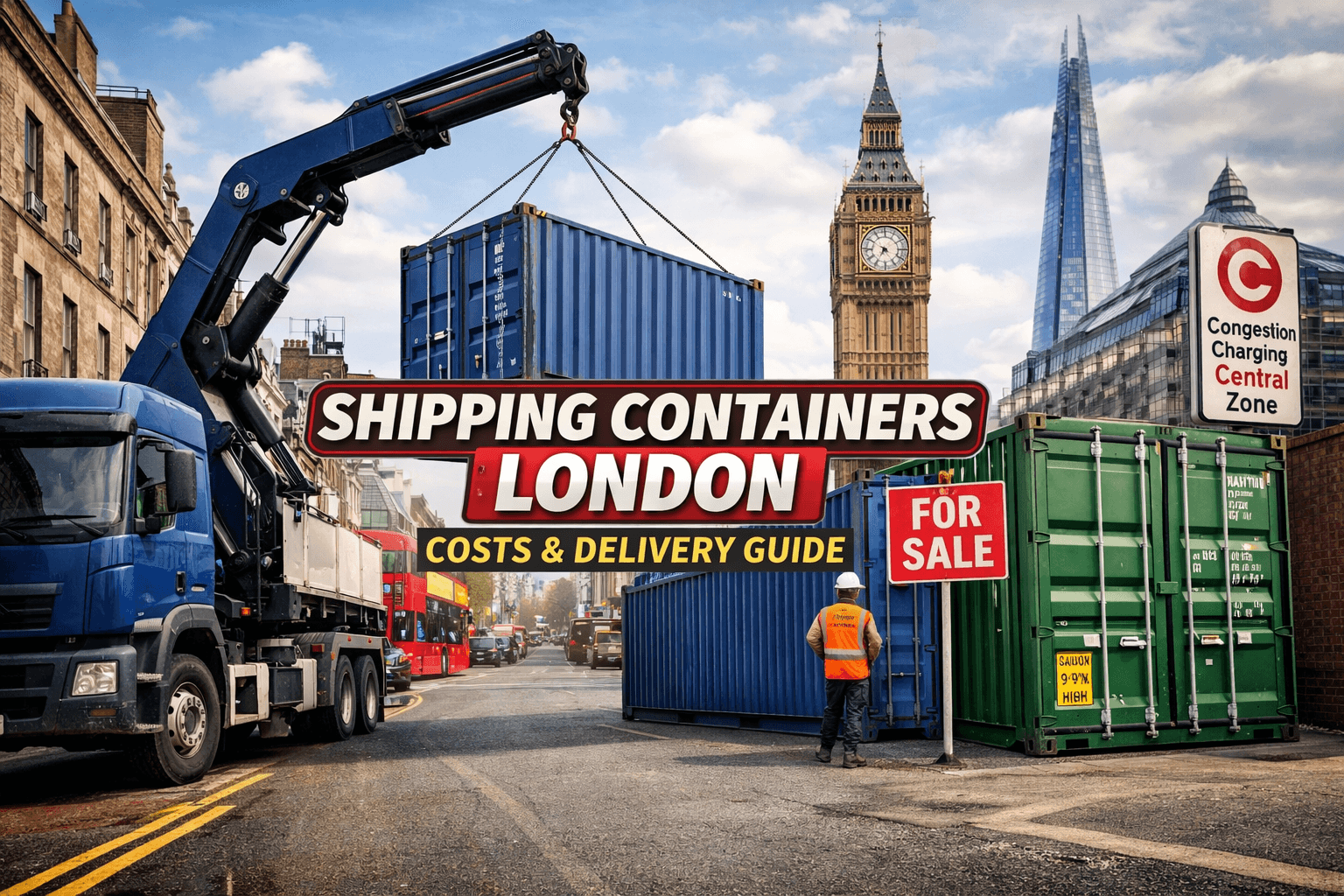 Shipping container cost London