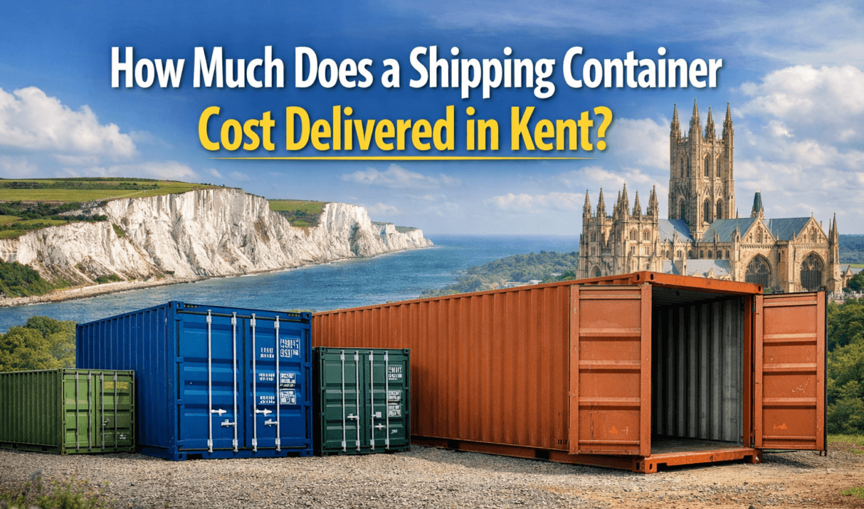 How Much Does a Shipping Container Cost Delivered in Kent?