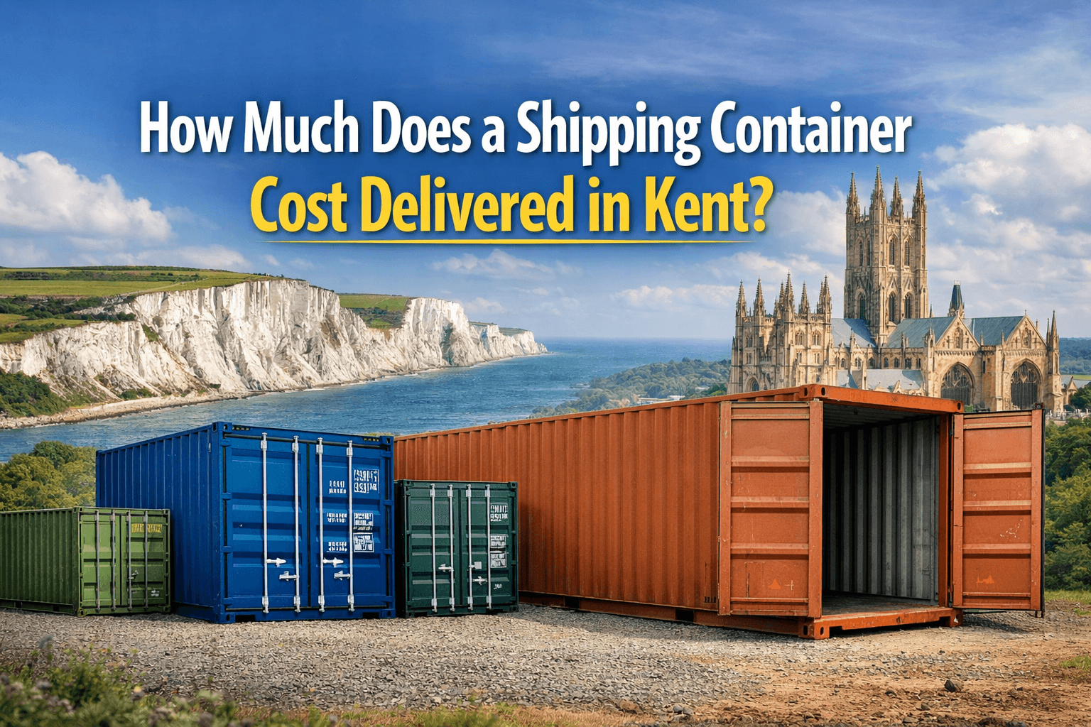 How Much Does a Shipping Container Cost Delivered in Kent?