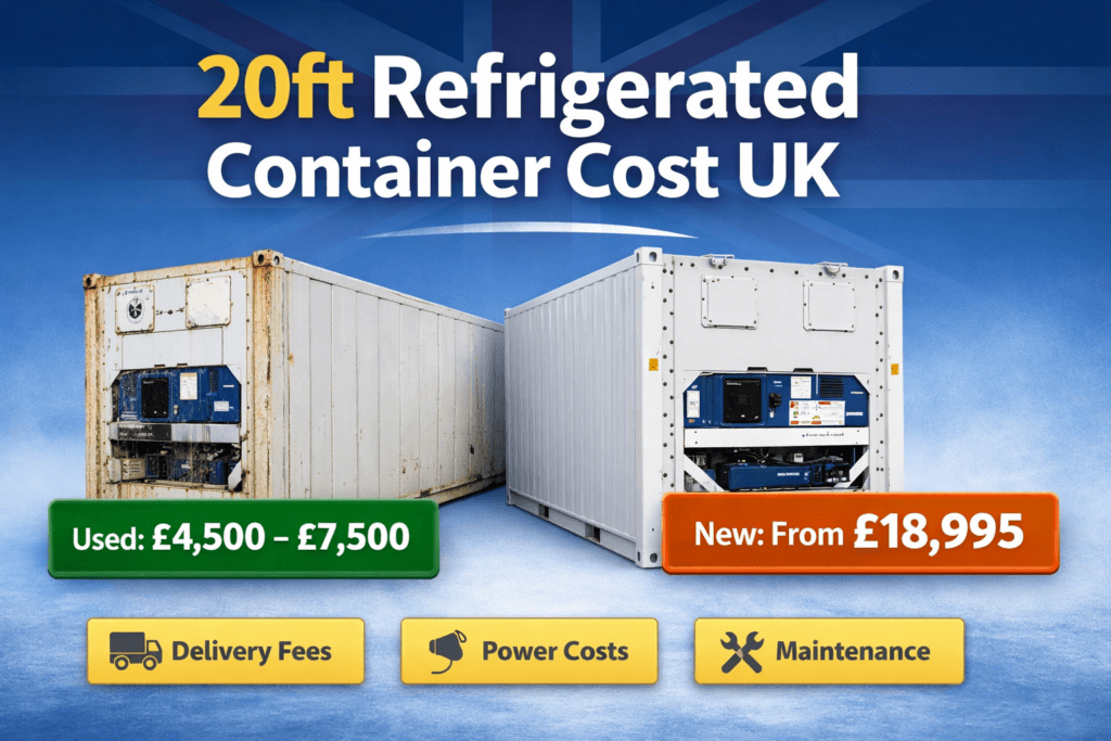 20ft refrigerated container cost UK