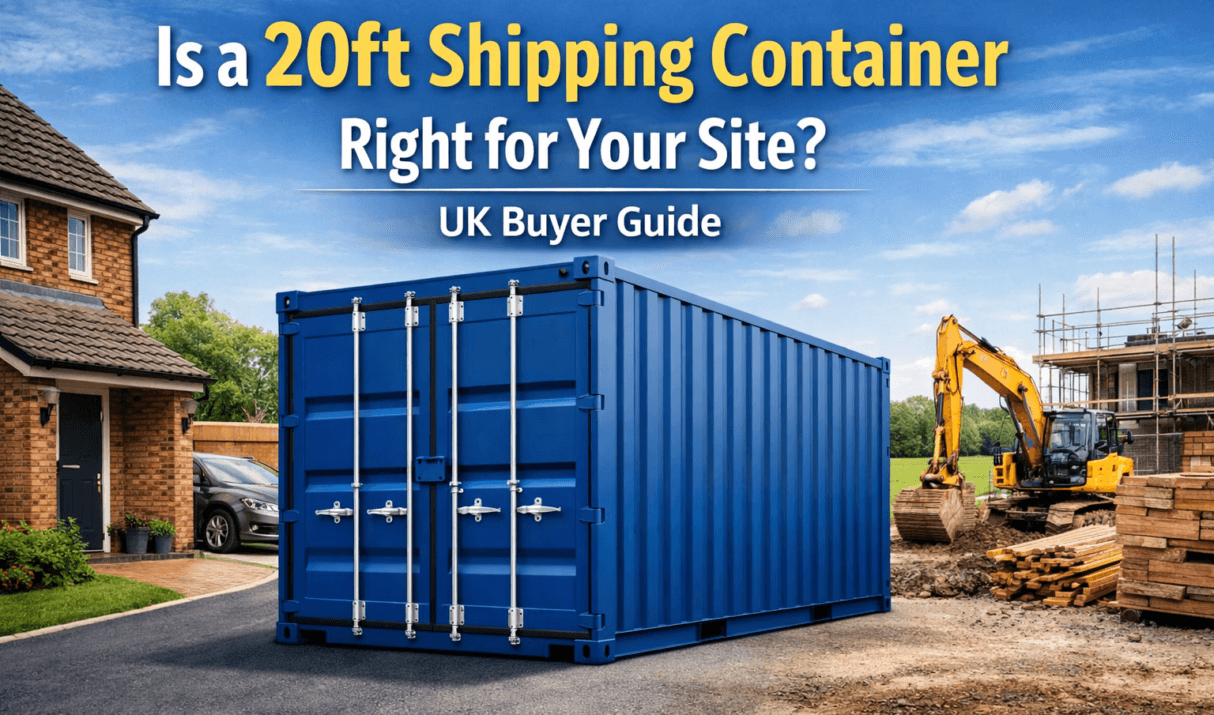 Is a 20ft Shipping Container Right for Your Site? UK Buyer Guide