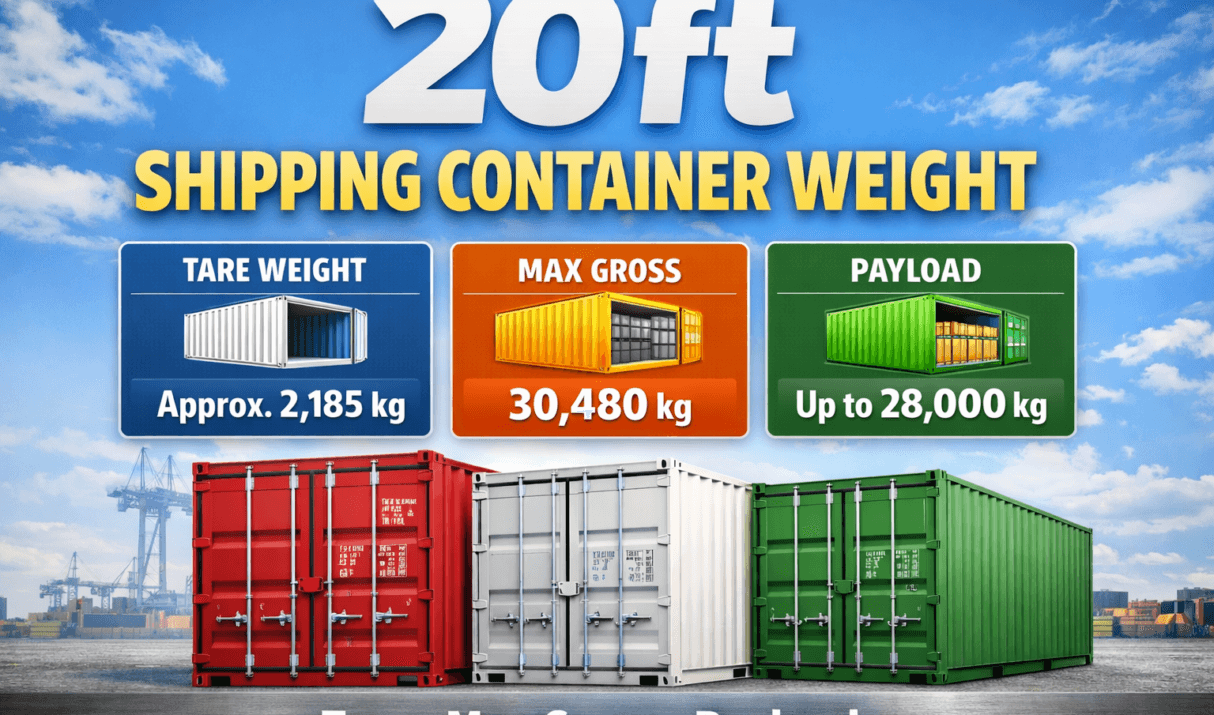 20ft Shipping Container Weight: Tare, Payload & Gross Weight Guide