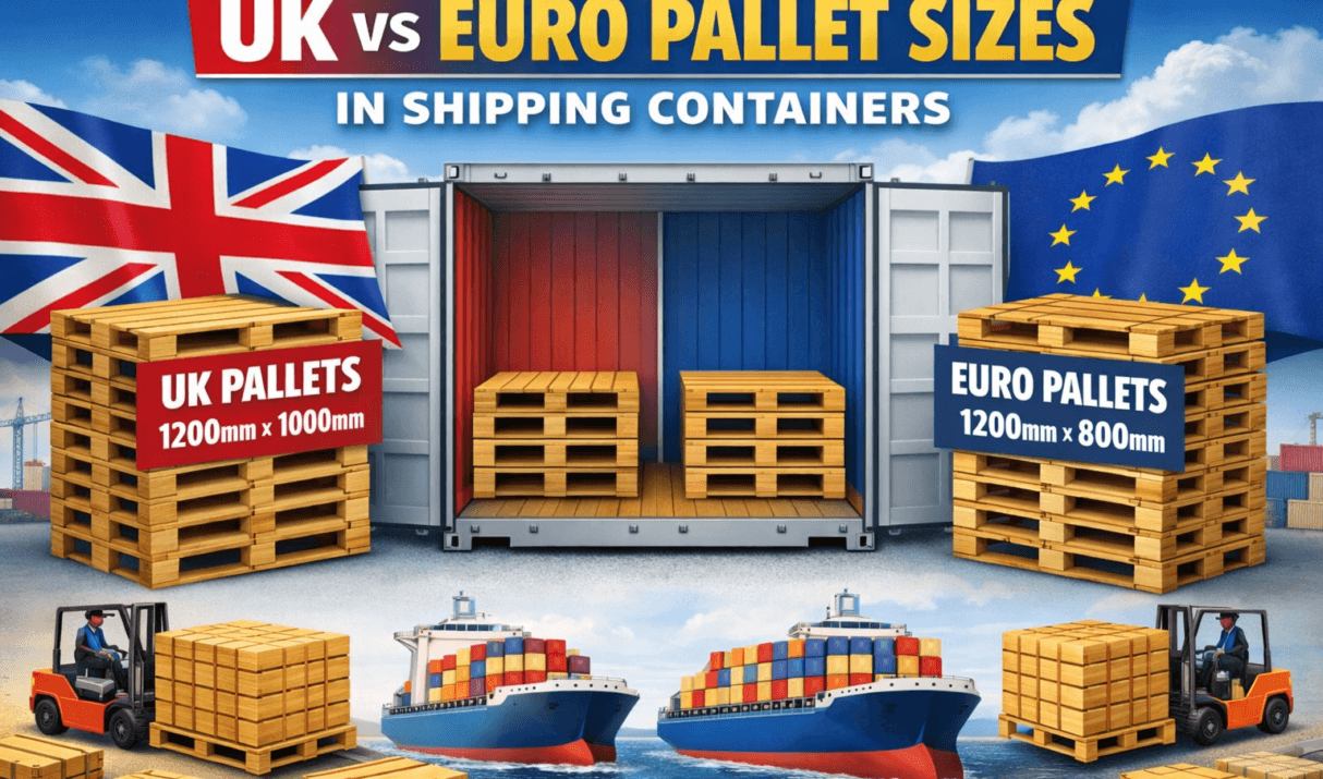 UK vs Euro Pallet Sizes (Container Fit Guide)