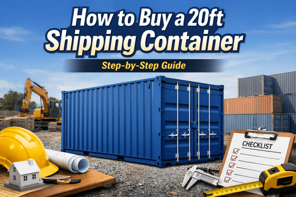 How to Buy a 20ft Shipping Container (Step-by-Step Guide)