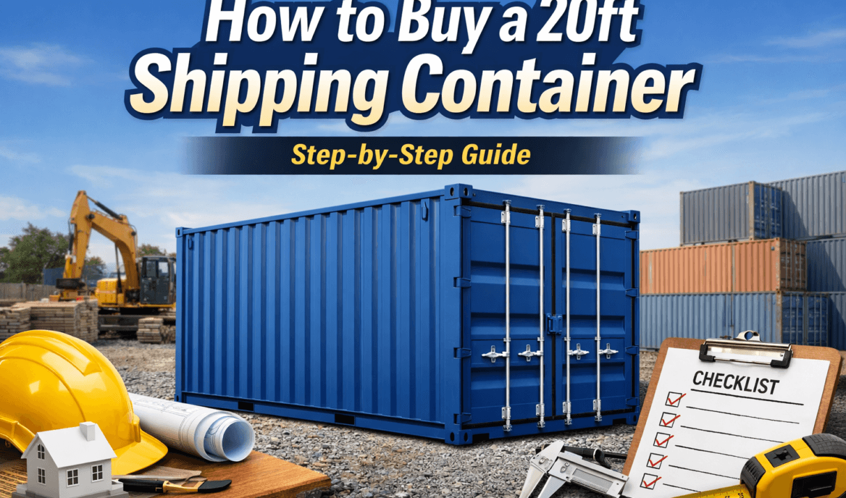 How to Buy a 20ft Shipping Container (Step-by-Step Guide)