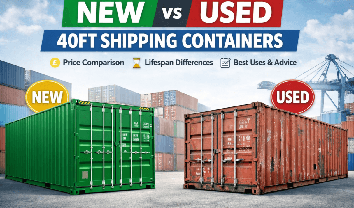 New vs Used 40ft Shipping Containers: Price, Lifespan & Which Is Better