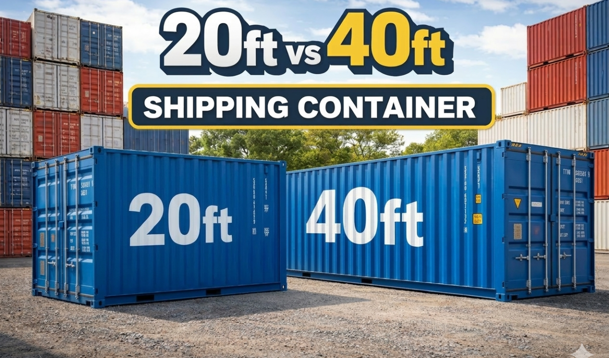 20ft vs 40ft Shipping Container: Which Size Should You Choose?