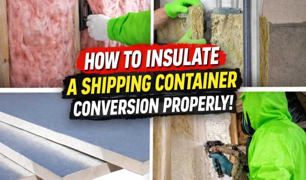 How to Insulate a Shipping Container Conversion Properly