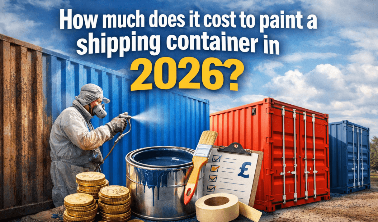 How much does it cost to paint a shipping container in 2026?