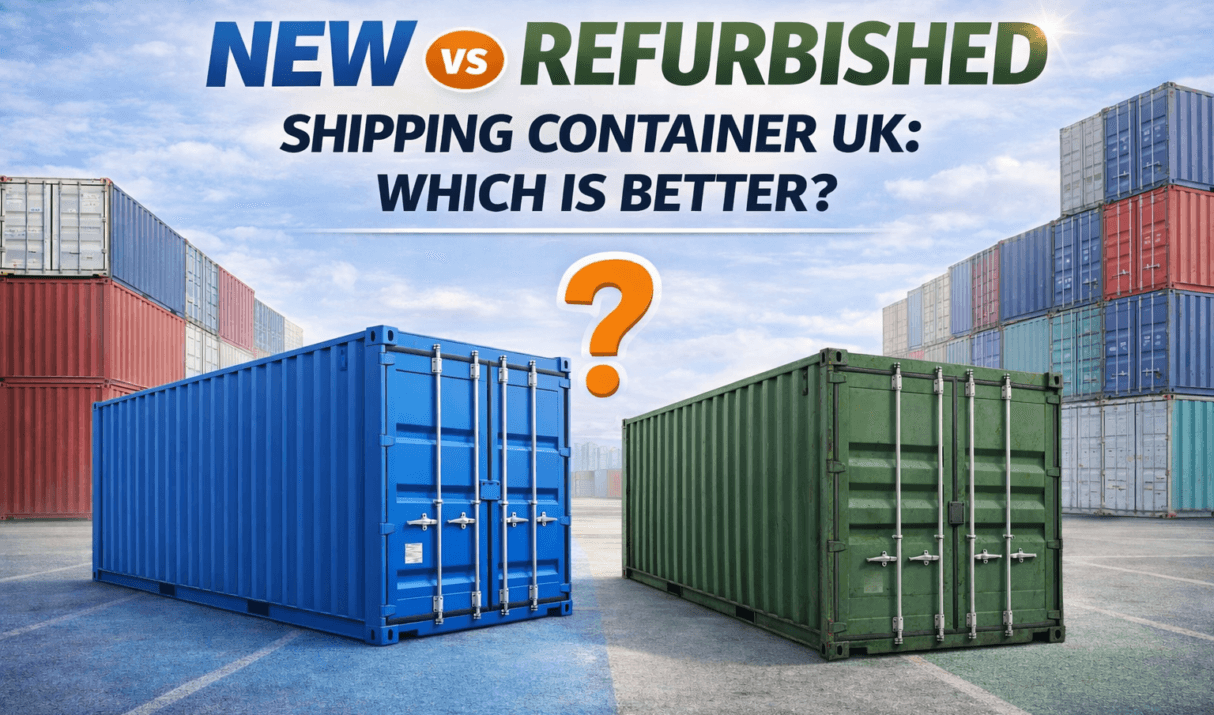 New vs Refurbished Shipping Containers: Which Is Better for UK Buyers?