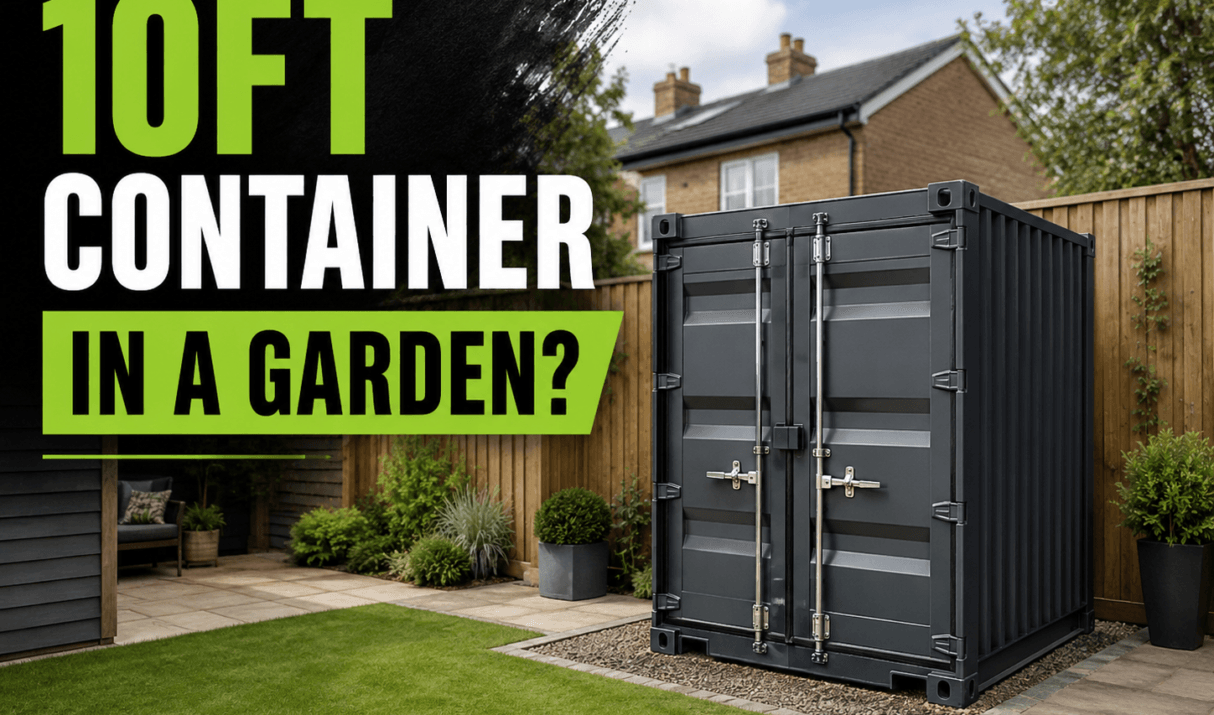 Can You Put a 10ft Shipping Container in a Garden?